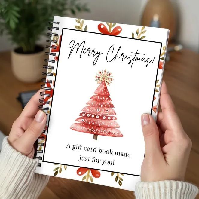 Christmas Gift Card Book Surprises On Every Page Unique Christmas Gifts