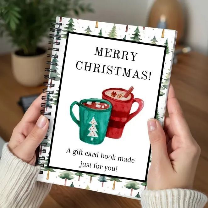 Christmas Gift Card Book Surprises On Every Page Unique Christmas Gifts