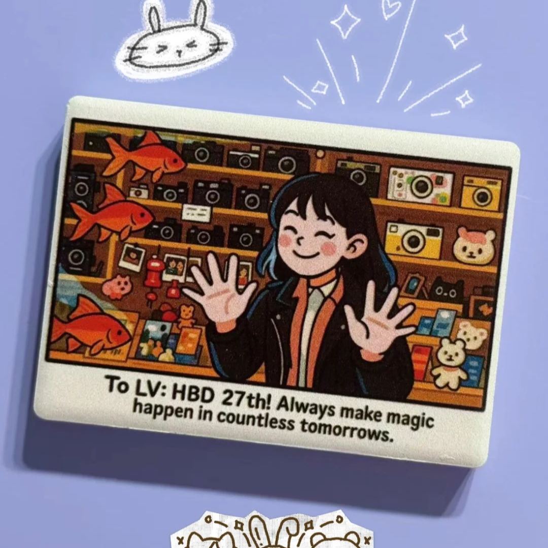 Custom Illustrated Fridge Magnet Personalized Photo to Illustration with 3D Effect Unique Gift for Anniversary, Birthday, or Travel Memories