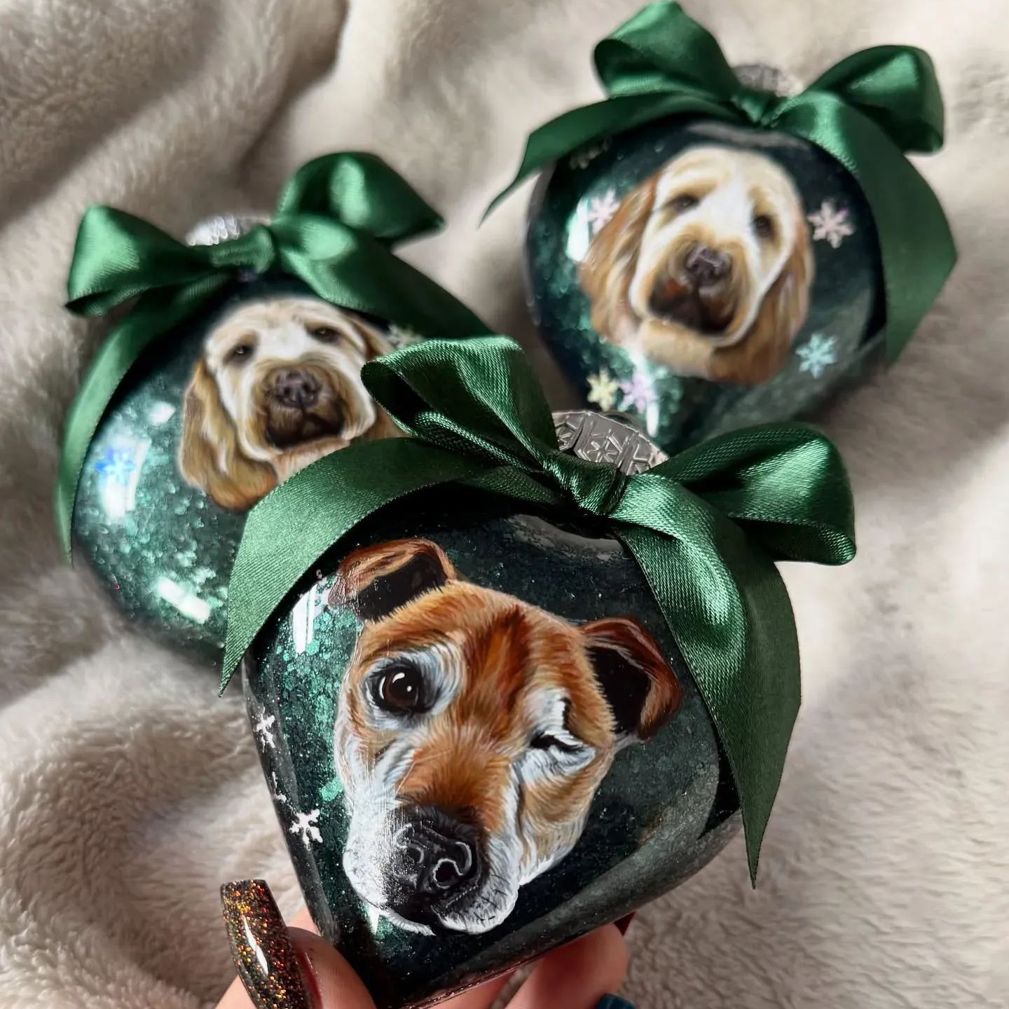 Christmas Gifts Pet Portrait Baubles Ornament