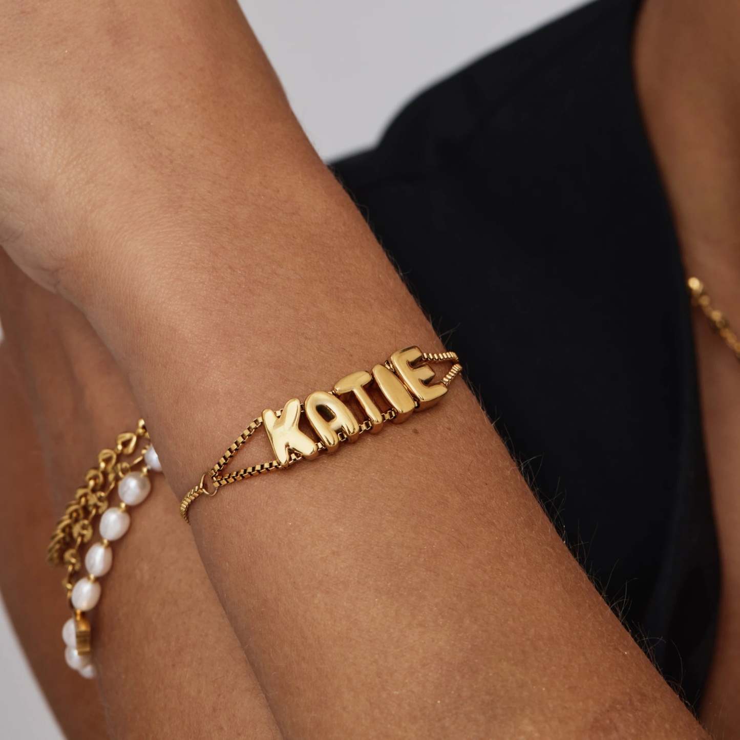 Personalized Name Bubble Name Bracelet Unique Gifts for Her