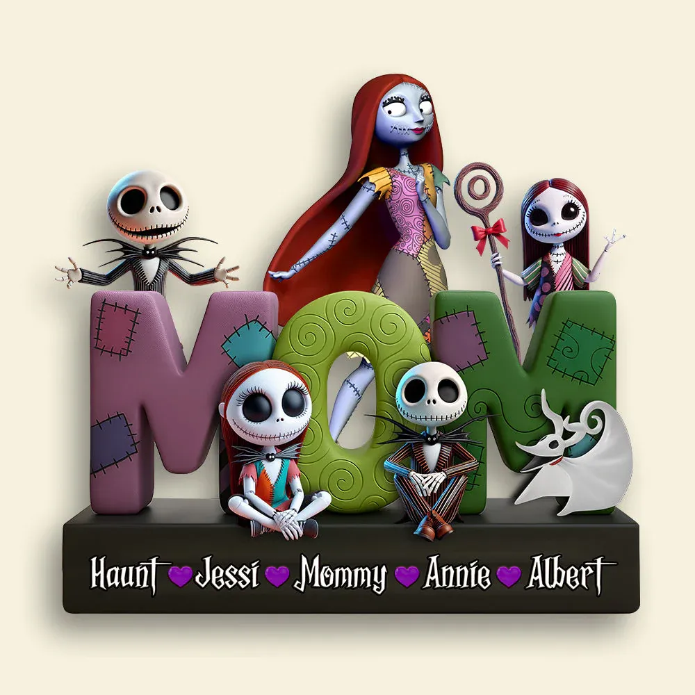 Personalized Gift For Mom Acrylic Plaque- Mama & Her Little Ones