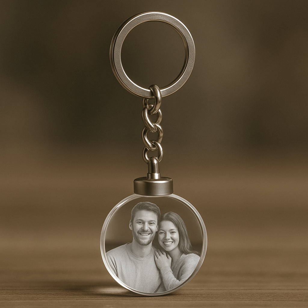 Custom Keychain Crystal Ball For Pet Lovers