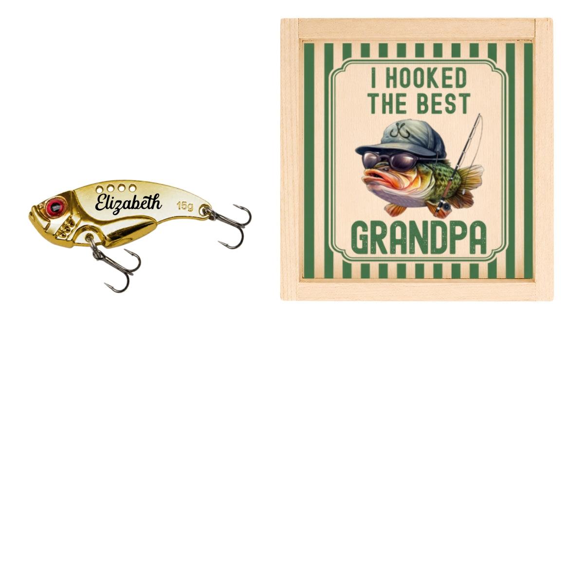 We Hooked The Best Dad - Personalized Custom Fishing Lure