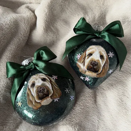 Christmas Gifts Pet Portrait Baubles Ornament