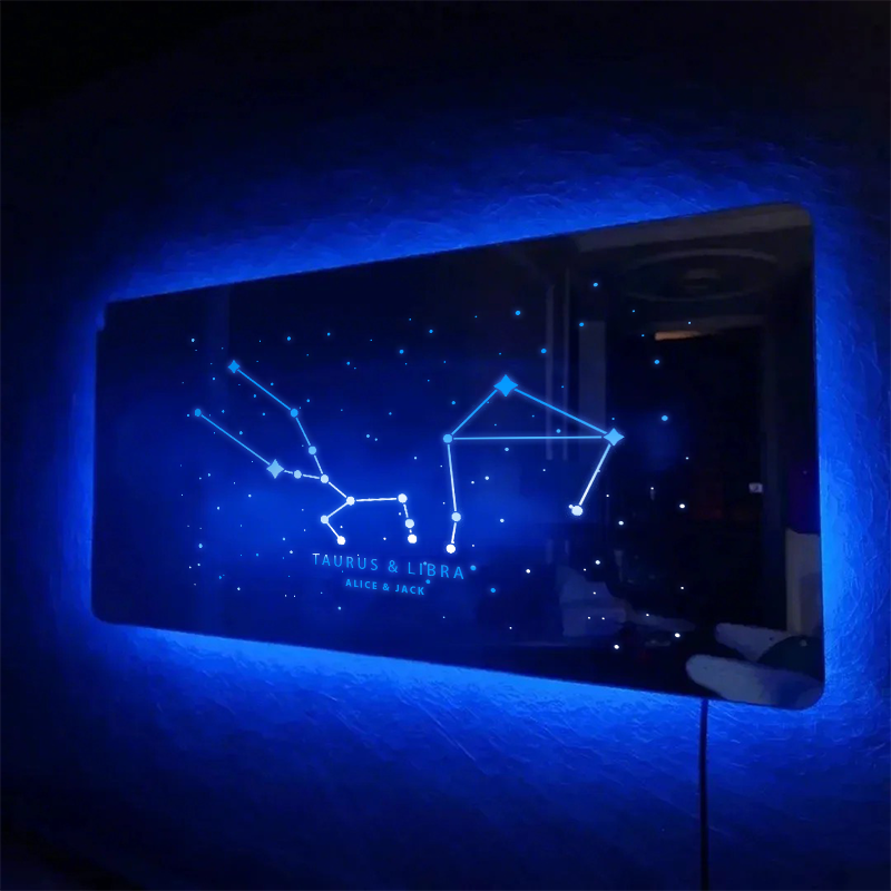 Zodiac Mirror Lamp - Christmas Gift For Your Lover