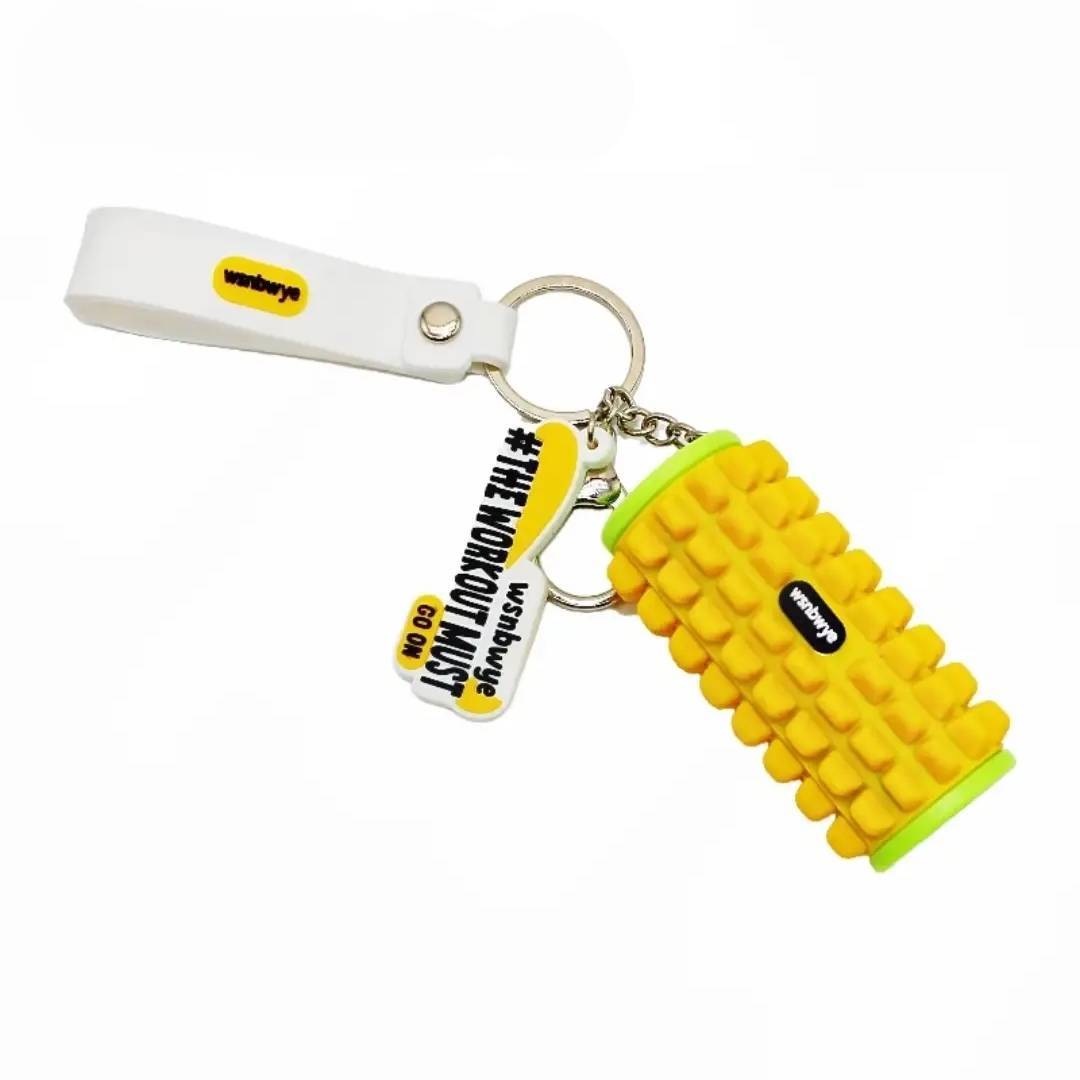 Cute Key Charms Fitness Foam Shaft Keychain Backpack Small Charms Cute Gift for Her