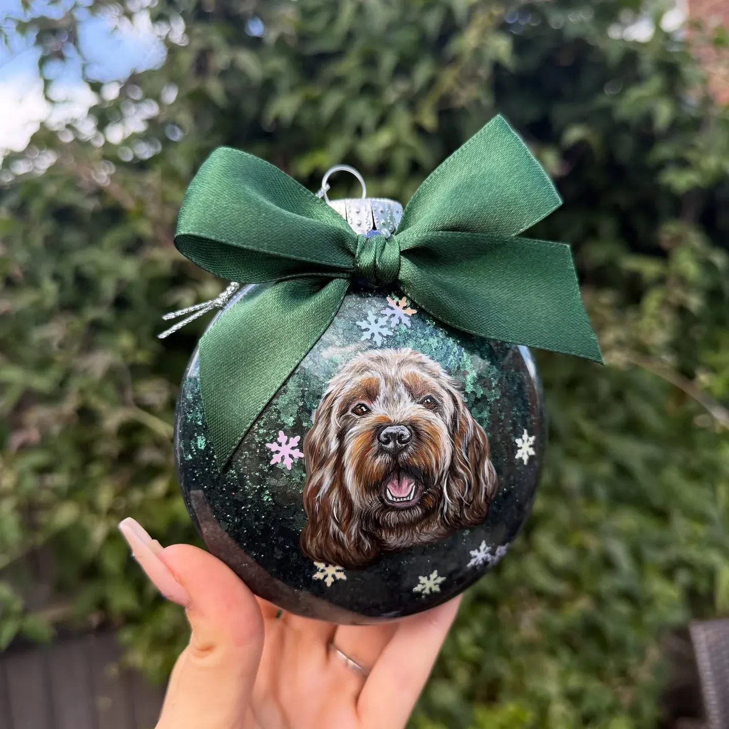 Christmas Gifts Pet Portrait Baubles Ornament