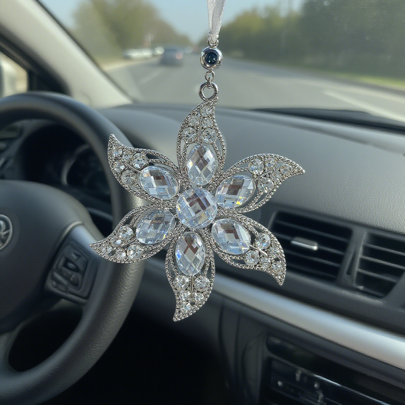 Personalized Photo Projection Ornament Projection Picture Pendant with Diamond Christmas Gift for Friends