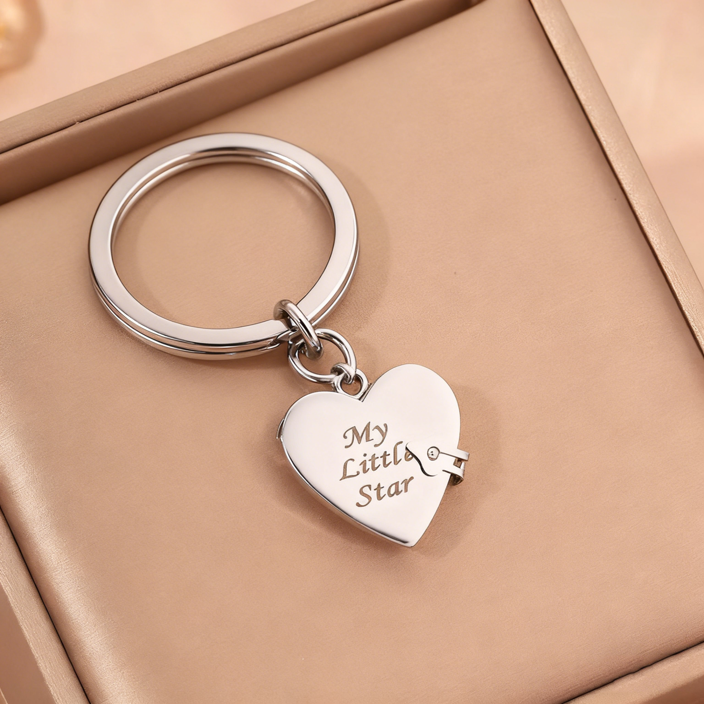 Personalized My Little Star Book Necklace – A Letter to My Daughter in a Locket, Adjustable Pendant with Message Inside, Meaningful Jewelry Gift