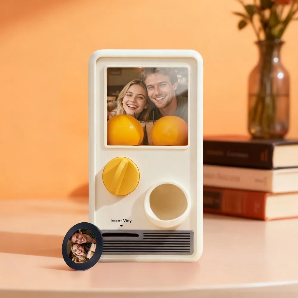 Custom Music Capsule Machine Personalized Music and Photo Music Gashapon Machine A Unique Song Mini Record Box gift