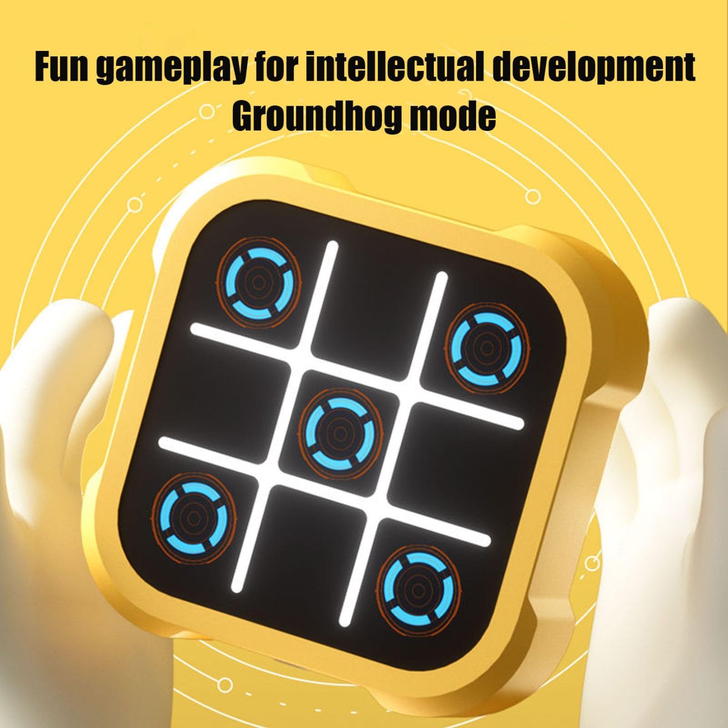 Bolt Game 3 in 1 Portable Puzzle Game Console, Portable Travel Game Console, Fingertip Toy Board Game for Kids and Adults