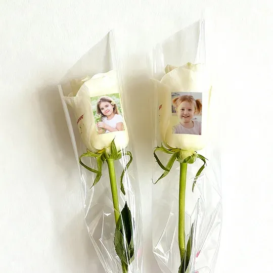 Beautiful Custom Photo Rose Engravable Rose The Best Gift For Couples