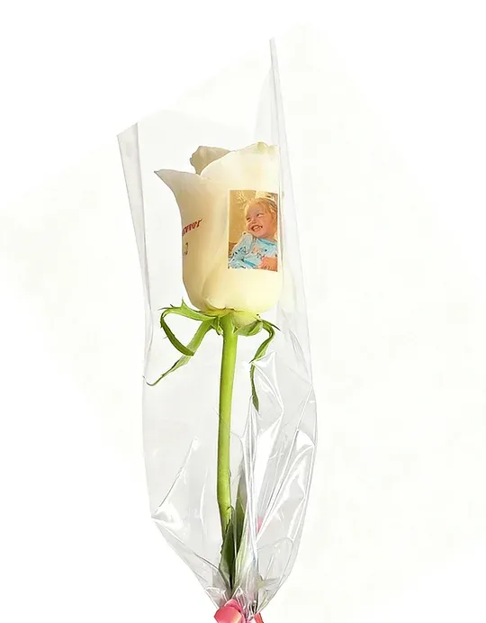 Beautiful Custom Photo Rose Engravable Rose The Best Gift For Couples