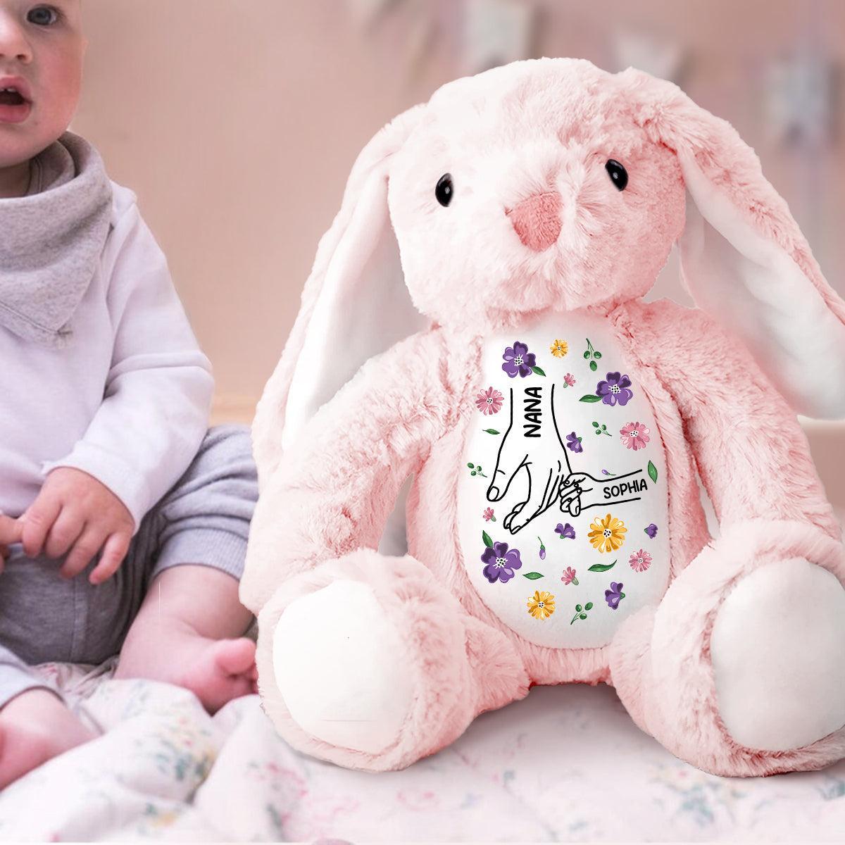 Forever Little Hand - Personalized Stuffed Bunny