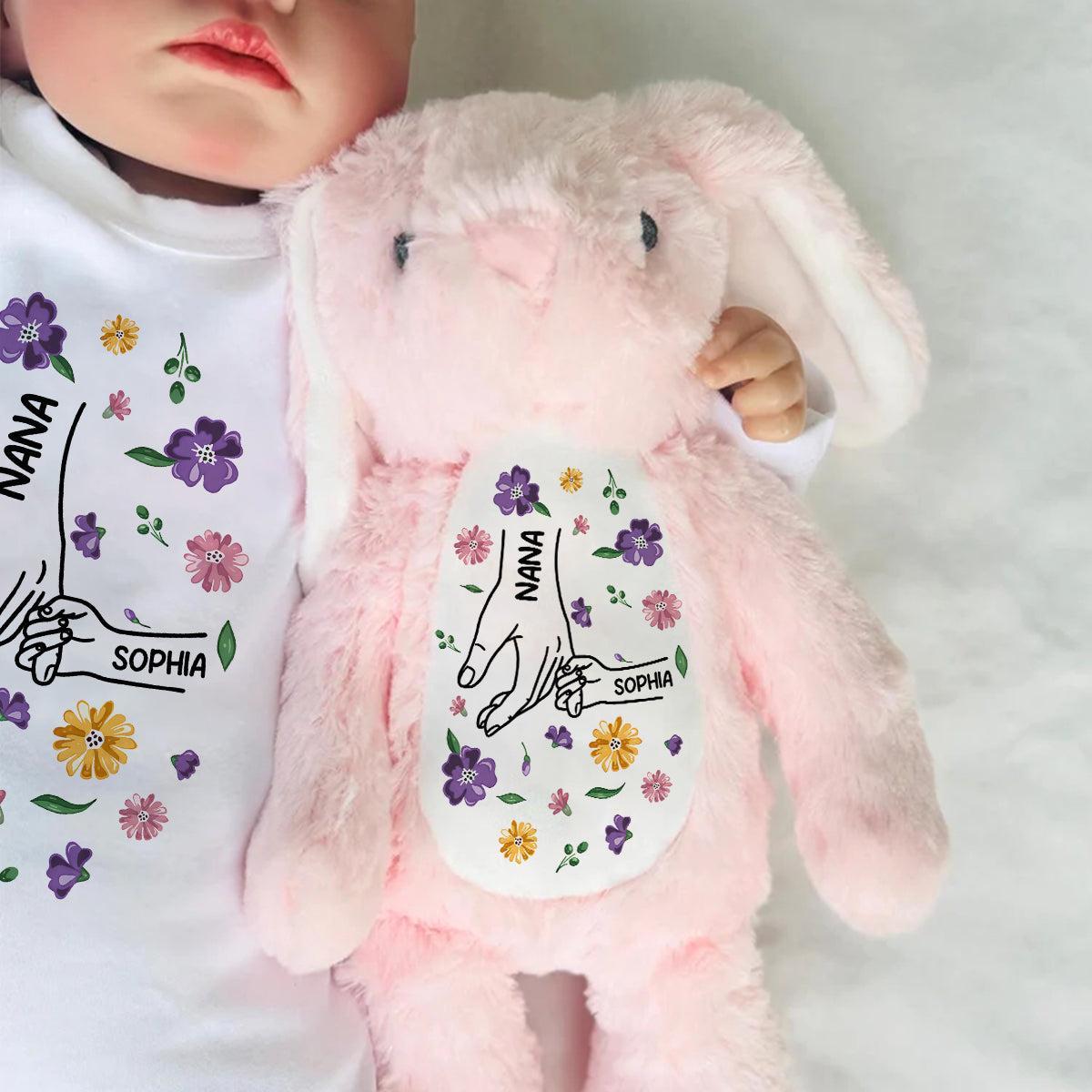Forever Little Hand - Personalized Stuffed Bunny