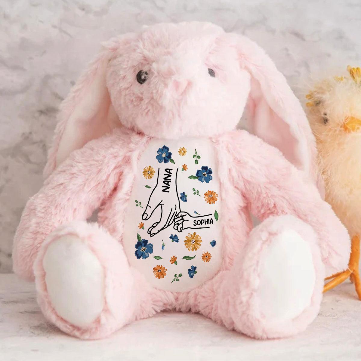 Forever Little Hand - Personalized Stuffed Bunny