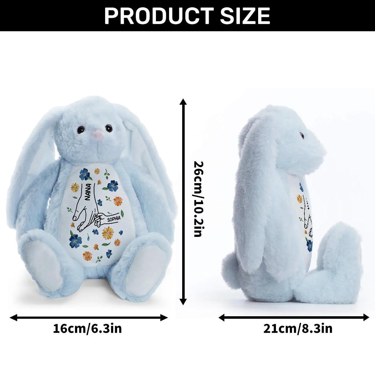 Forever Little Hand - Personalized Stuffed Bunny
