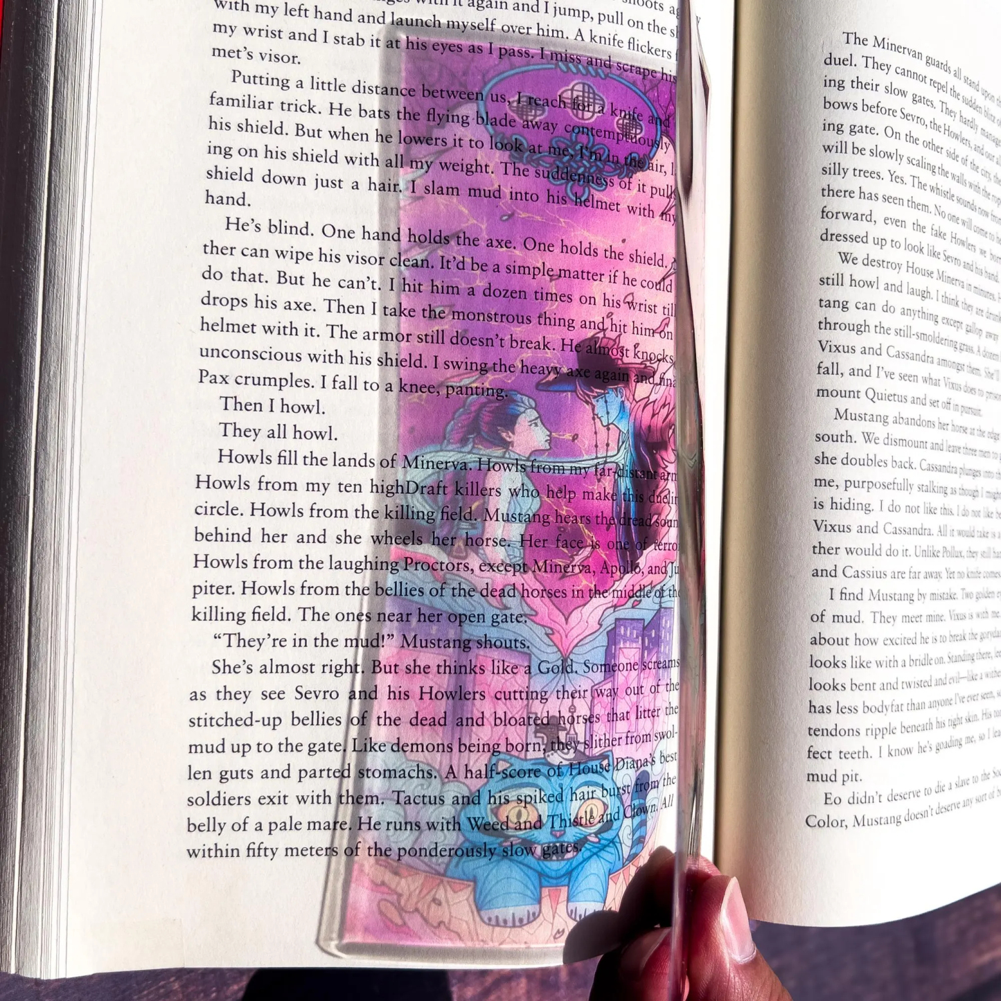 KPop Demon Hunters Stained Glass Bookmarks (Transparent Bookmark, Stained Glass Art, Book Lover, Fantasy Book Reader Gift)
