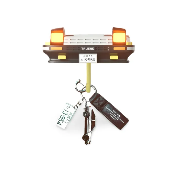 Car pop-up headlight key hook