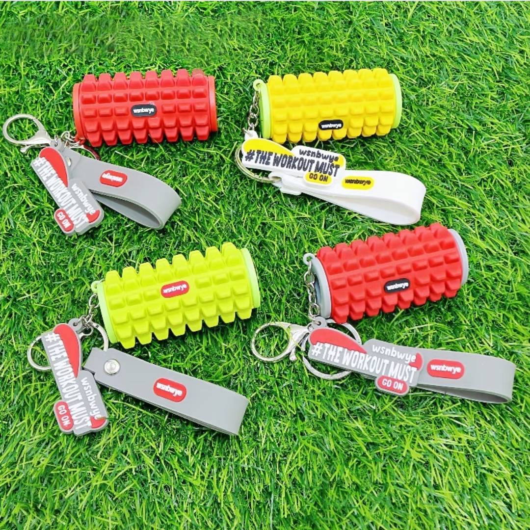 Cute Key Charms Fitness Foam Shaft Keychain Backpack Small Charms Cute Gift for Her