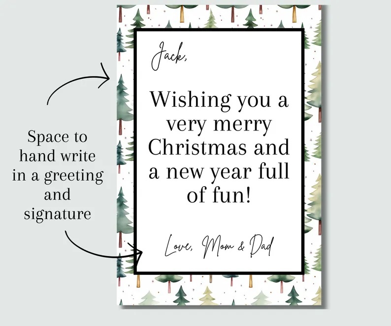 Christmas Gift Card Book Surprises On Every Page Unique Christmas Gifts
