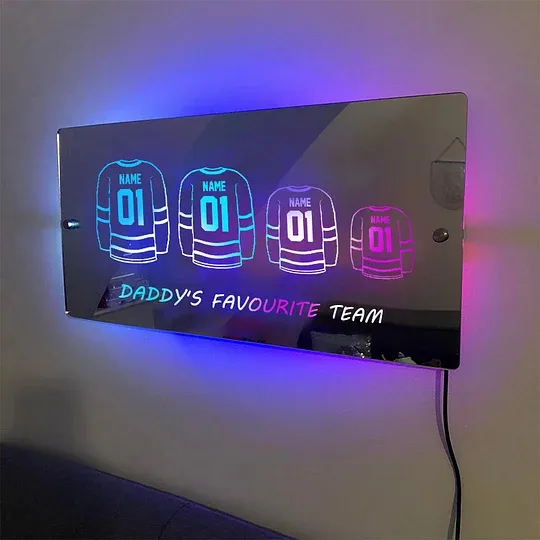 Father's Day Gift Personalized Sports Football Baseball Basketball Jer