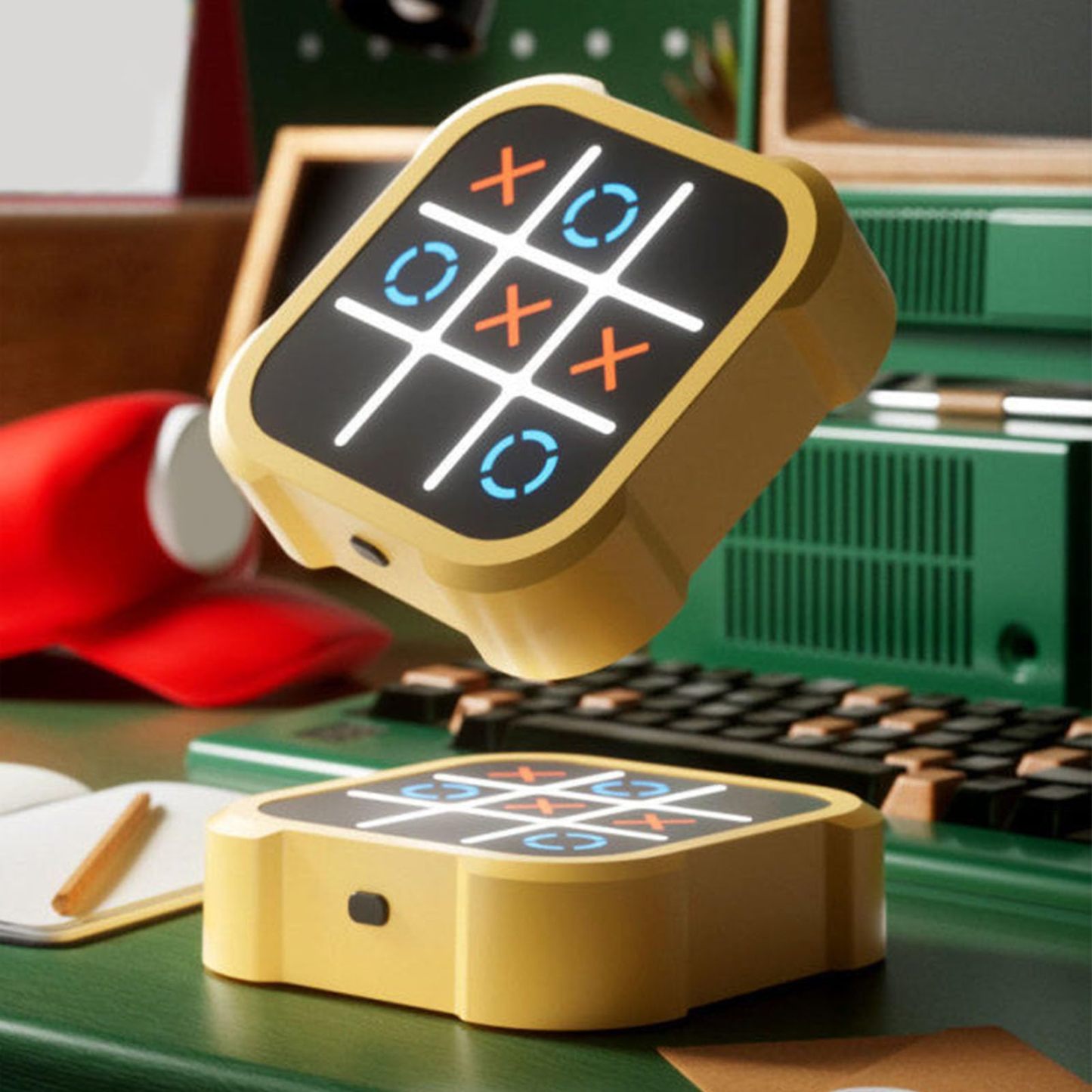 Bolt Game 3 in 1 Portable Puzzle Game Console, Portable Travel Game Console, Fingertip Toy Board Game for Kids and Adults