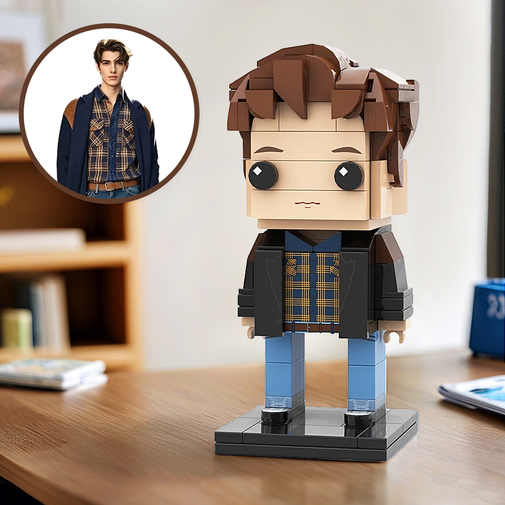 Full Body Customizable 1 Person Custom Brick Figures Small Particle Block Toy Brick Me Figures Funny Girl For Boyfriend