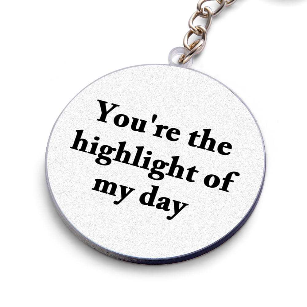 Custom Moon Phase Keychain Personalized Anniversary Gift for Him Birthday Gift for Man - Giftlab