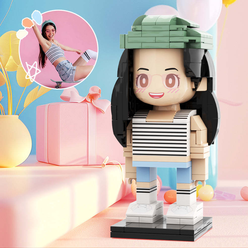 Innovative couple's gift idea: Customized Duduu Brick Figures figures for Couples capturing the essence of love customization handmade DIY Valentine's Day gifts for Loved Couples - My Custom BrickHeadz