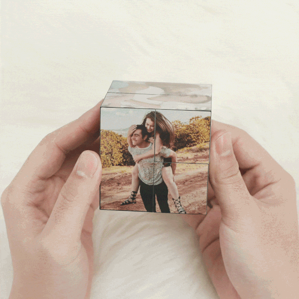Custom Photo Cube Infinity Folding Cube for Father