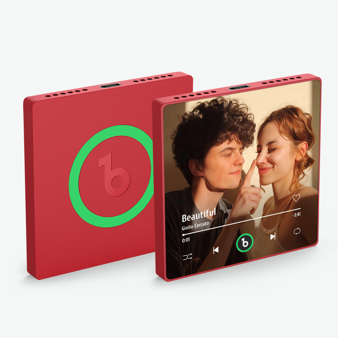 Custom Music And Photo Fridge Magnet Supports Bluetooth Connectivity