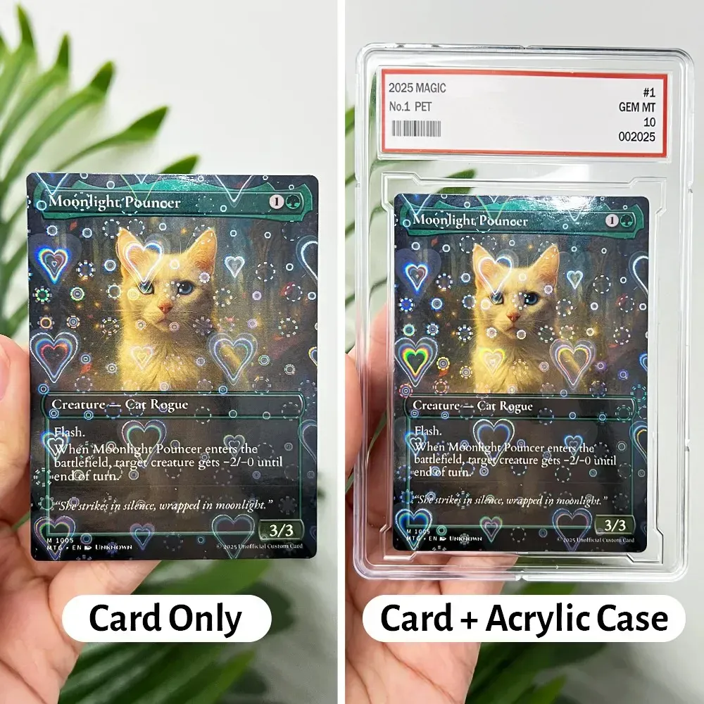 Custom Anime Pet Magic Card - MyCustomBrickFigures