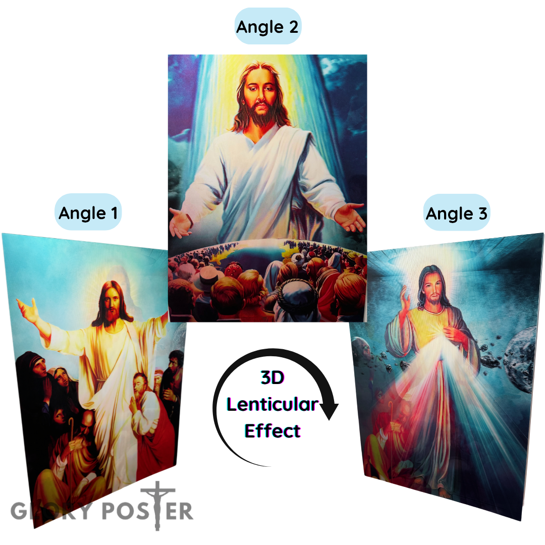 Jesus Lives – 3D Lenticular Sacred Art