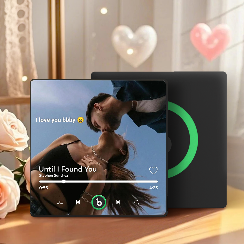 Custom Music Gift Fridge Magnet, Custom Photo Music Box, Music Box Play Song, Valentine Gift For Her, Photo Music Magnet, Anniversary Gifts - MyCustomBrickFigures