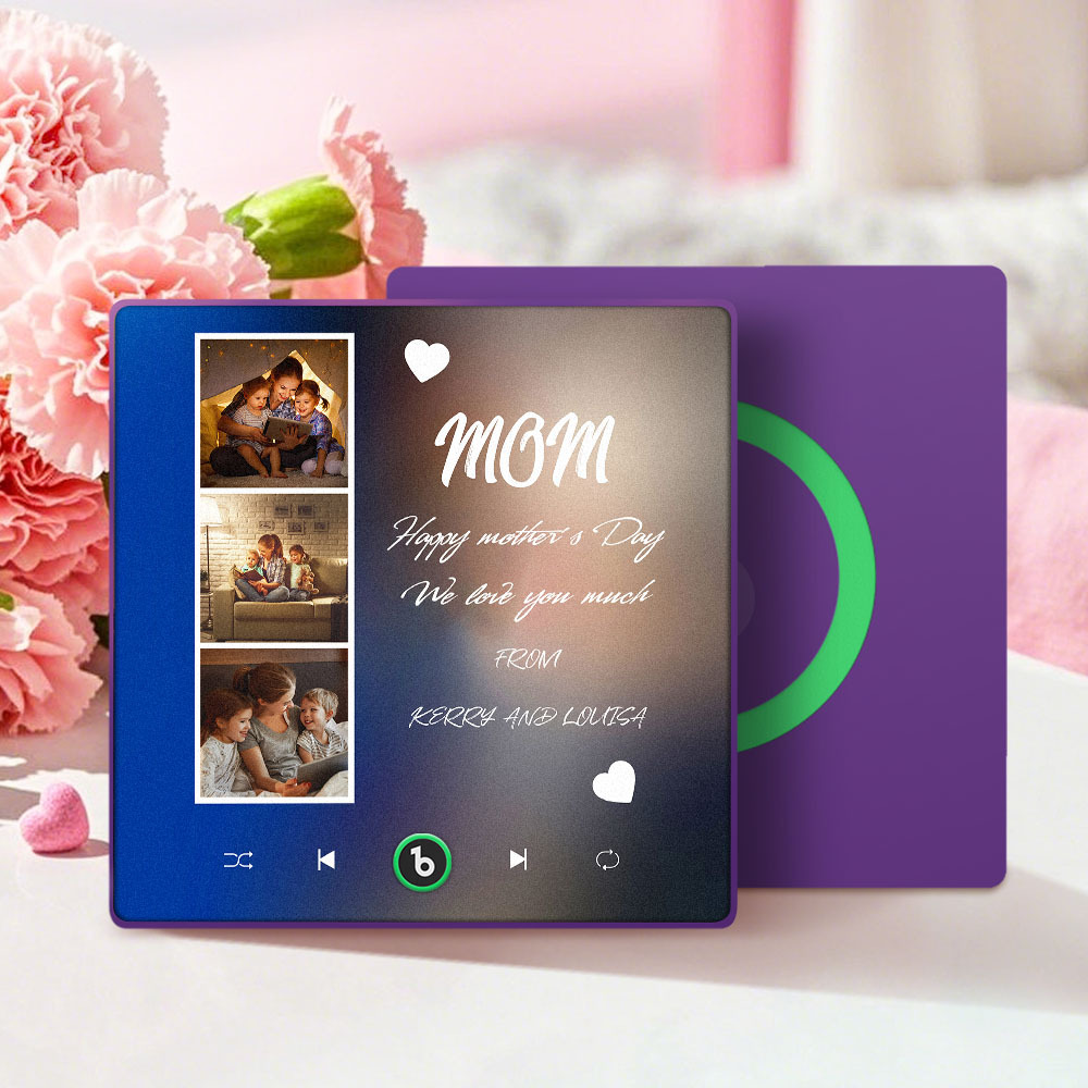 Custom Music Fridge Magnets Personalized Magnets That Plays Music Mother's Day Gifts