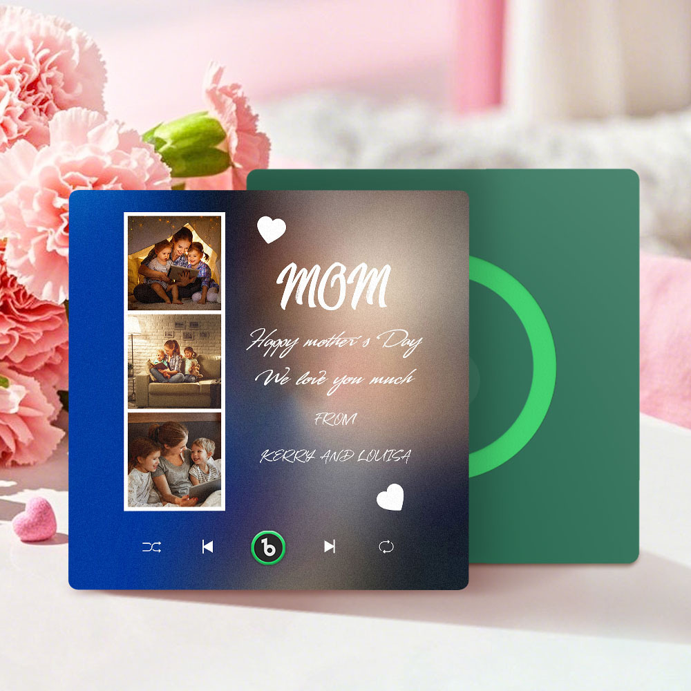 Custom Music Fridge Magnets Personalized Magnets That Plays Music Mother's Day Gifts