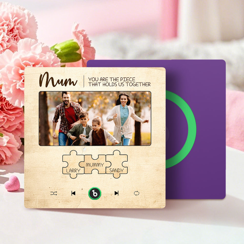 Personalised Song Fridge Magnets That Plays Music with Names Mother's Day Gifts for Mum - Fridgebeats