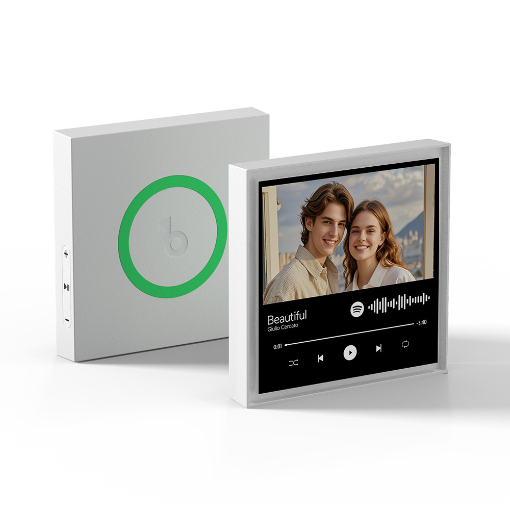 Personalized Music Photo Fridge Magnet Custom Spotify Frame Art Music Fridge Magnet Gift for Couple