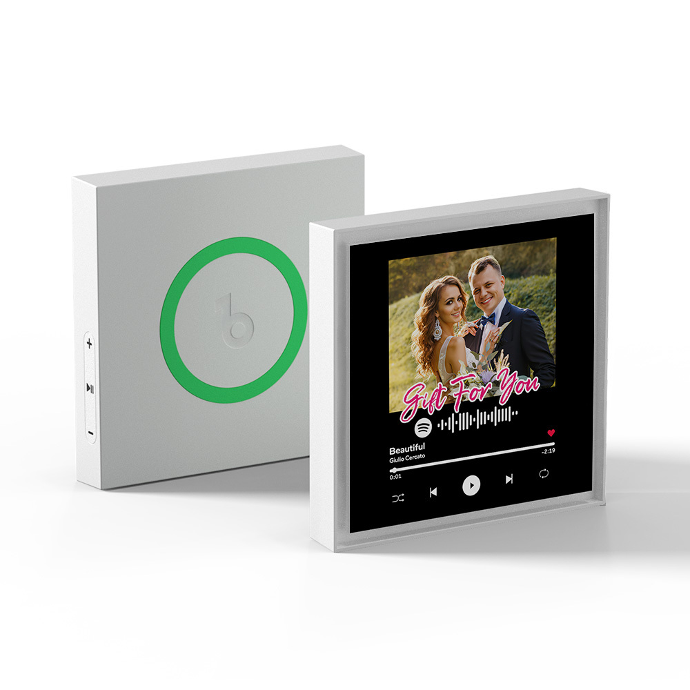 Personalized Music Photo Fridge Magnet Custom Frame Art Spotify Music Fridge Magnet Gift for Her
