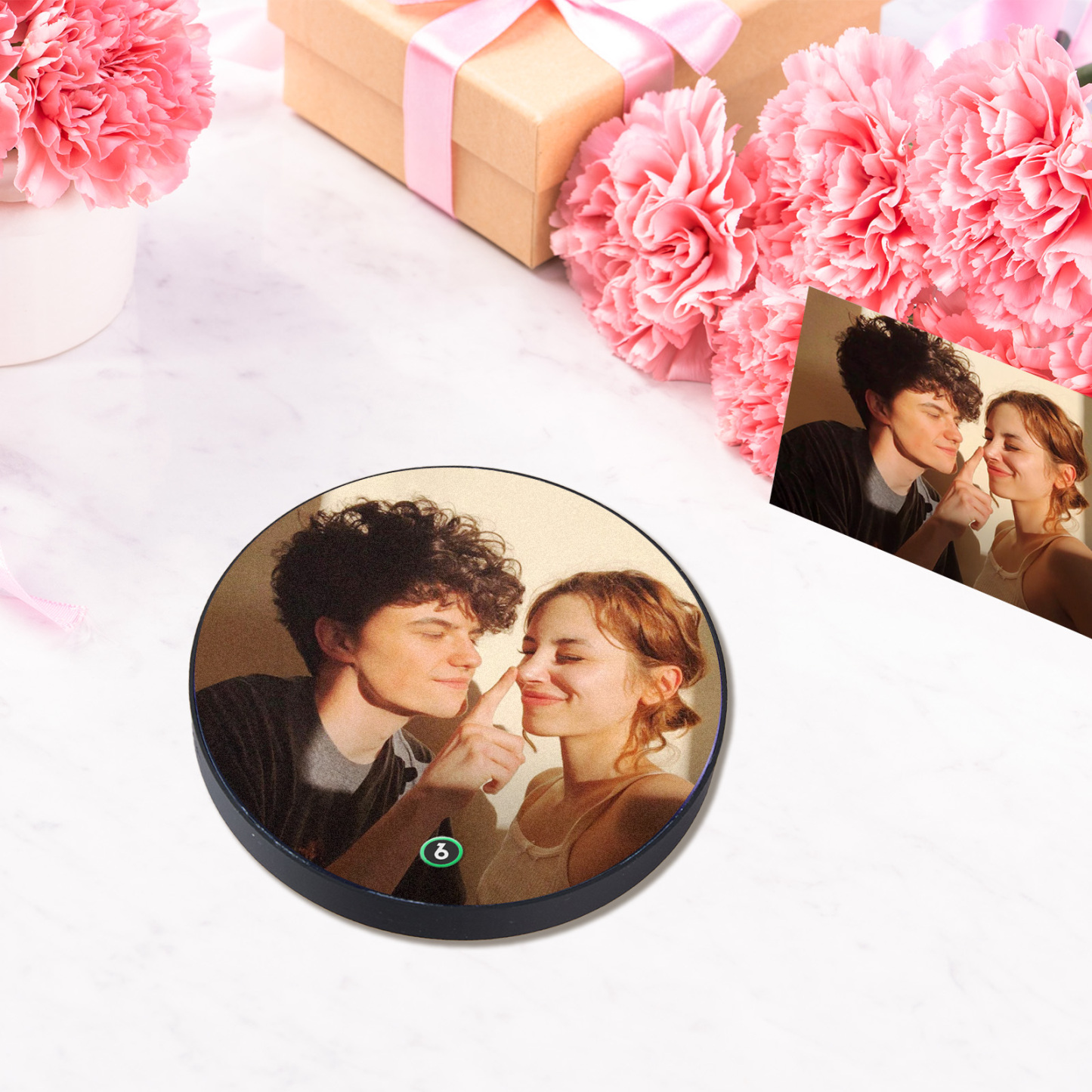 Custom Music Fridge Magnet Custom Heart Frame Album Fridge Magnet Music Wall Photo Sticker for Lover - Fridgebeats