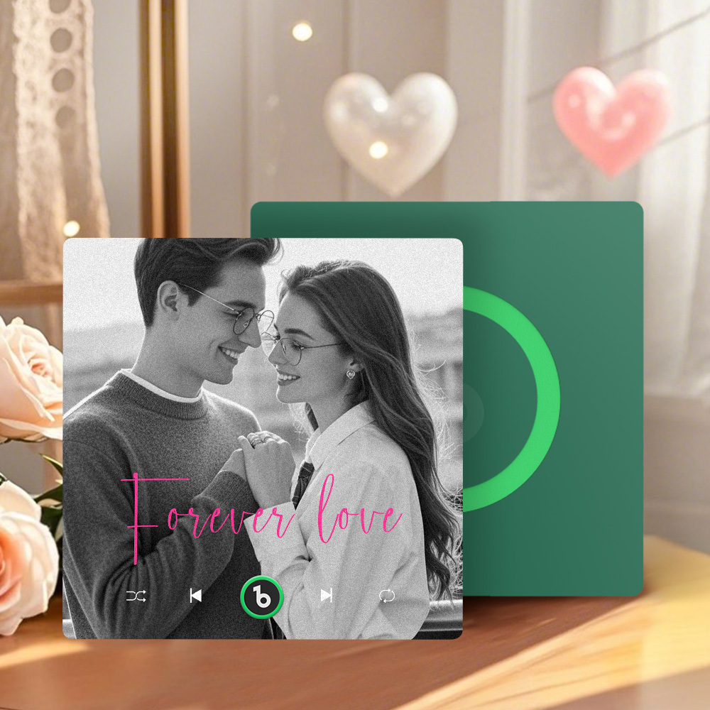 Custom Music Fridge Magnet Gifts for Her Personalized Photo Gifts for Couple Unique Gift for Anniversary Gift - MyCustomBrickFigures