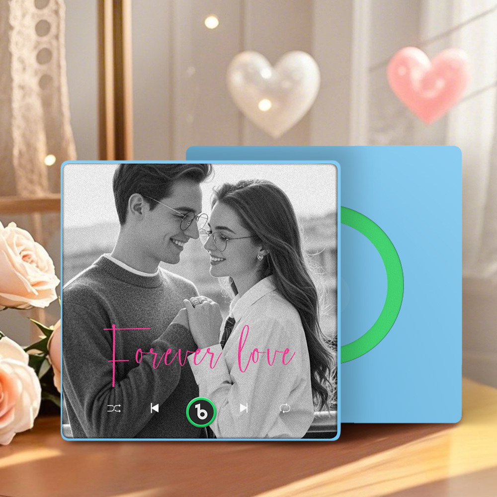 Custom Music Fridge Magnet Gifts for Her Personalized Photo Gifts for Couple Unique Gift for Anniversary Gift - MyCustomBrickFigures