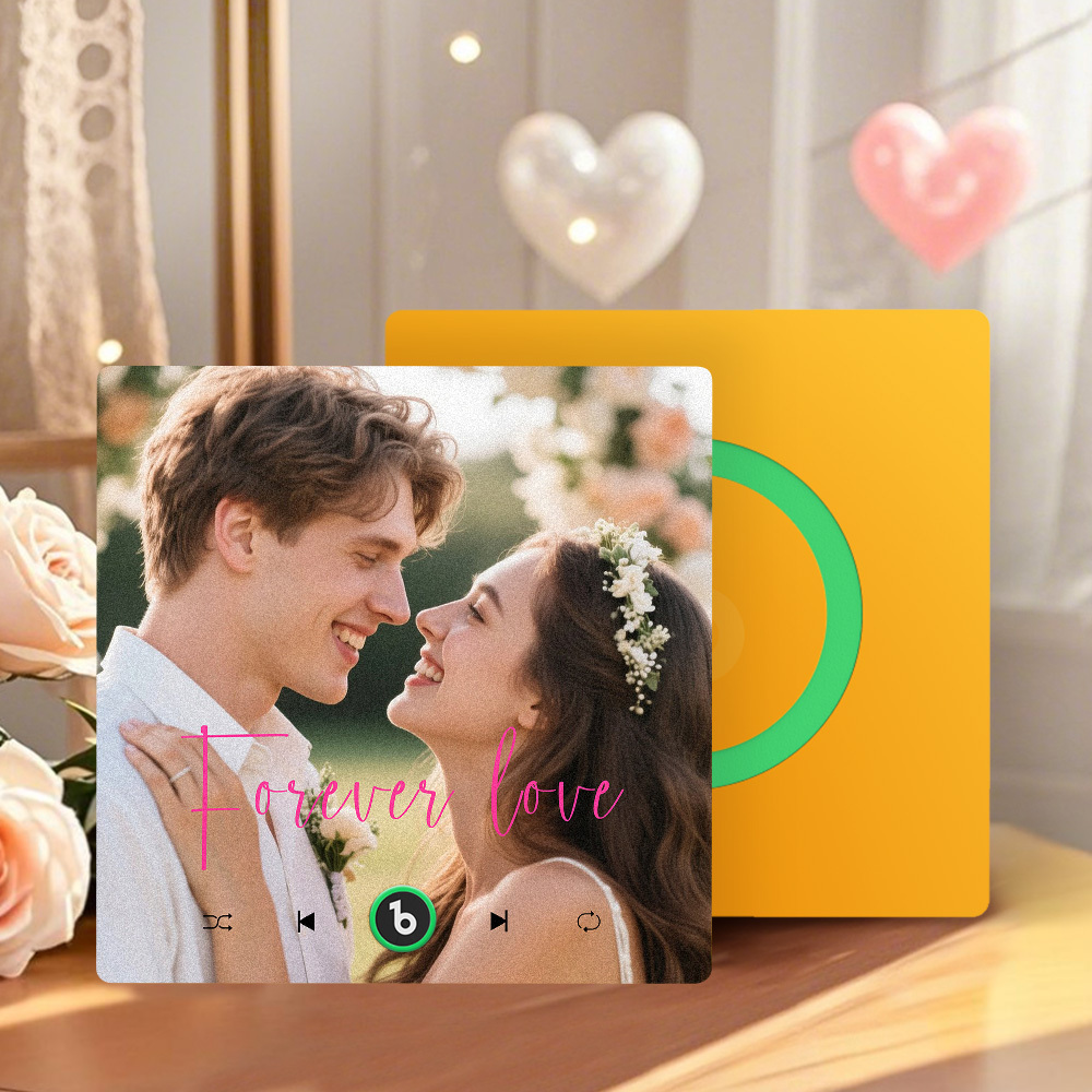 Custom Music Fridge Magnet Gifts for Her Personalized Photo Gifts for Couple Unique Gift for Anniversary Gift - MyCustomBrickFigures