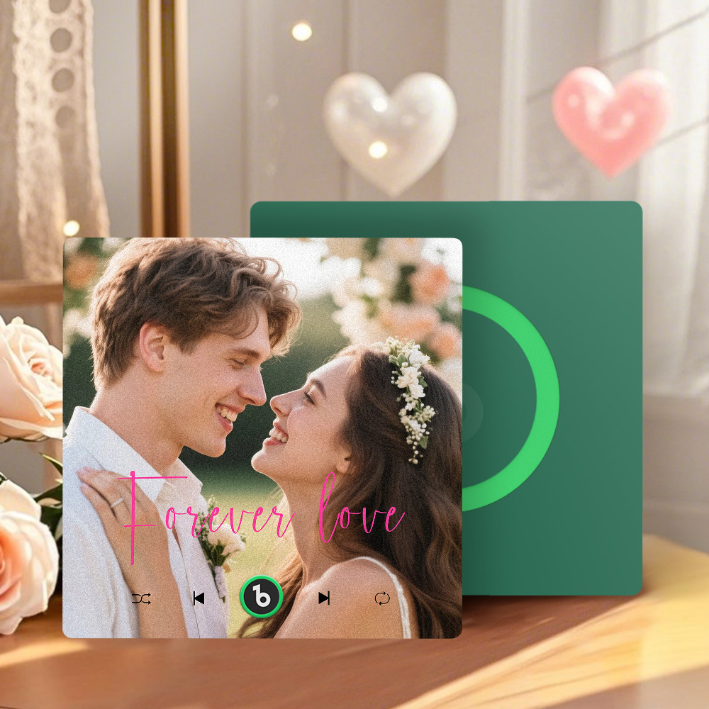 Custom Music Fridge Magnet Gifts for Her Personalized Photo Gifts for Couple Unique Gift for Anniversary Gift - MyCustomBrickFigures