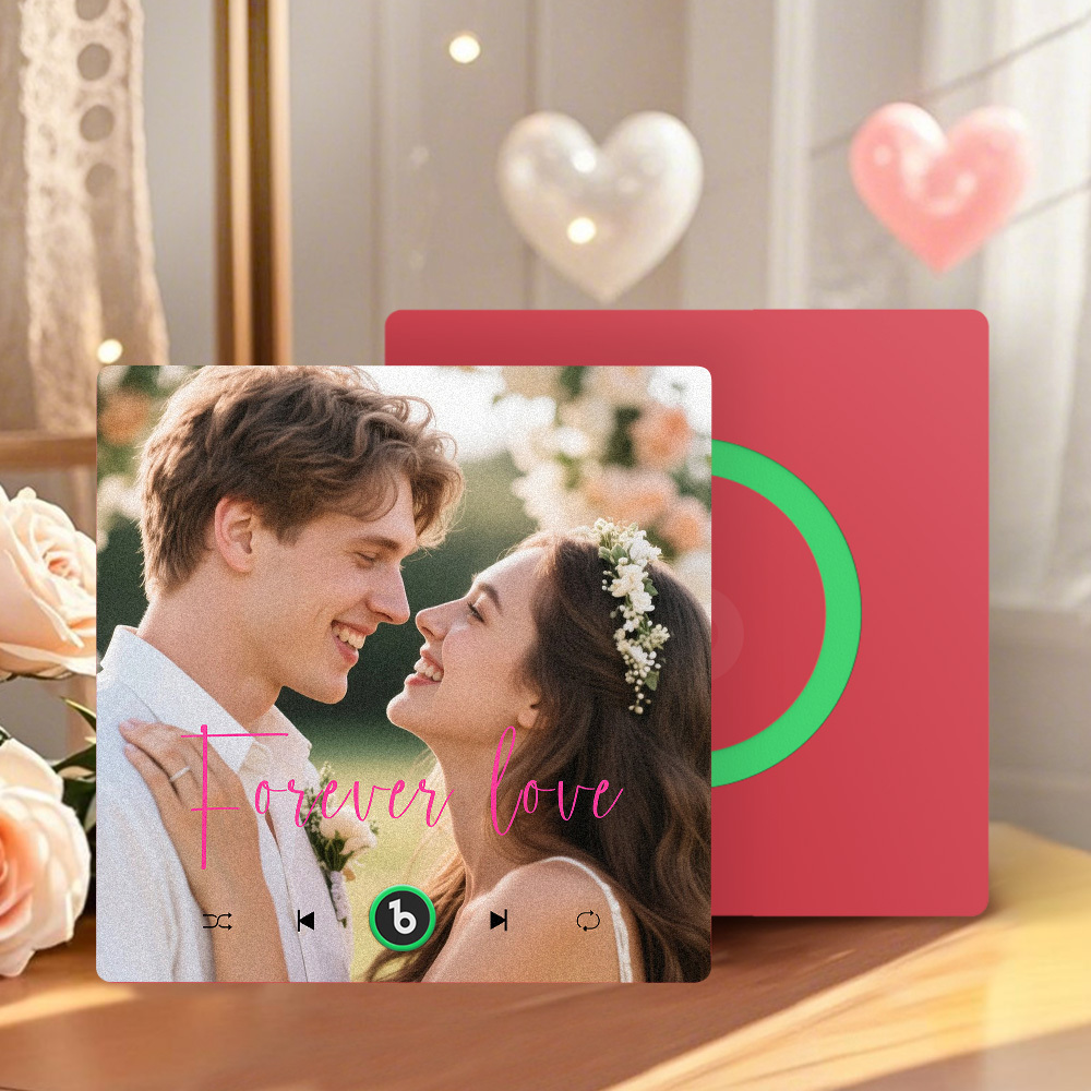 Custom Music Fridge Magnet Gifts for Her Personalized Photo Gifts for Couple Unique Gift for Anniversary Gift - MyCustomBrickFigures