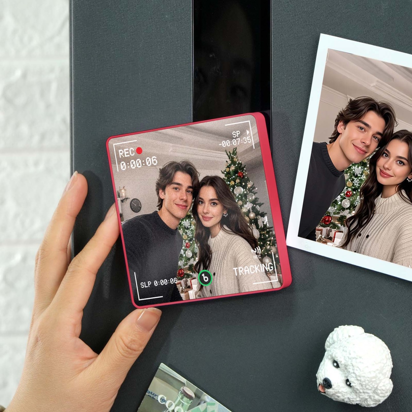 Custom Music Fridge Magnets Viewfinder Frame Styles Custom Music Picture and Lettering For Her - MyCustomBrickFigures