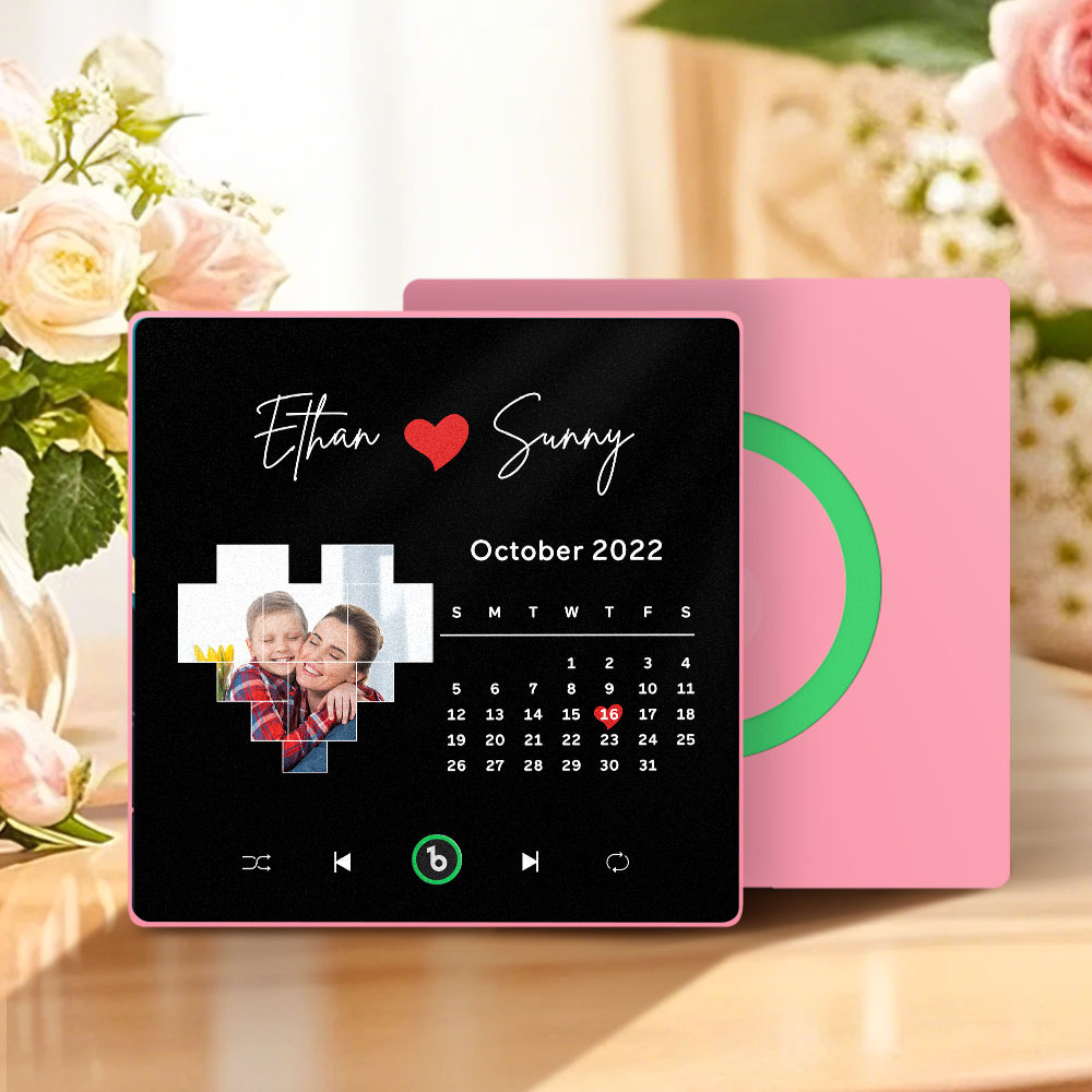 Custom Musical Fridge Magnets with Date Mother's Day Gifts Anniversary Gifts for Mum