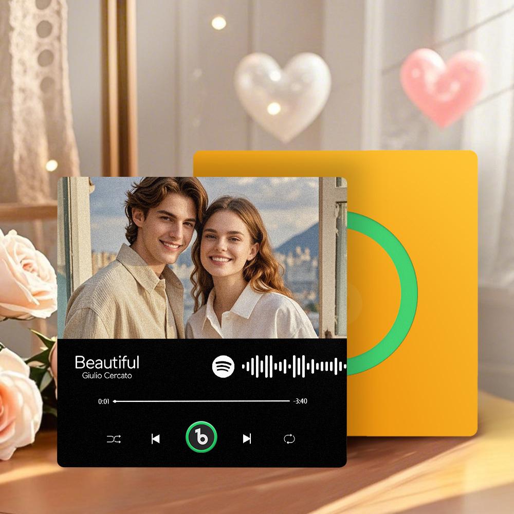 Custom Music & Photo Fridge Magnet FridgeBeats Pro Supports Bluetooth Connectivity